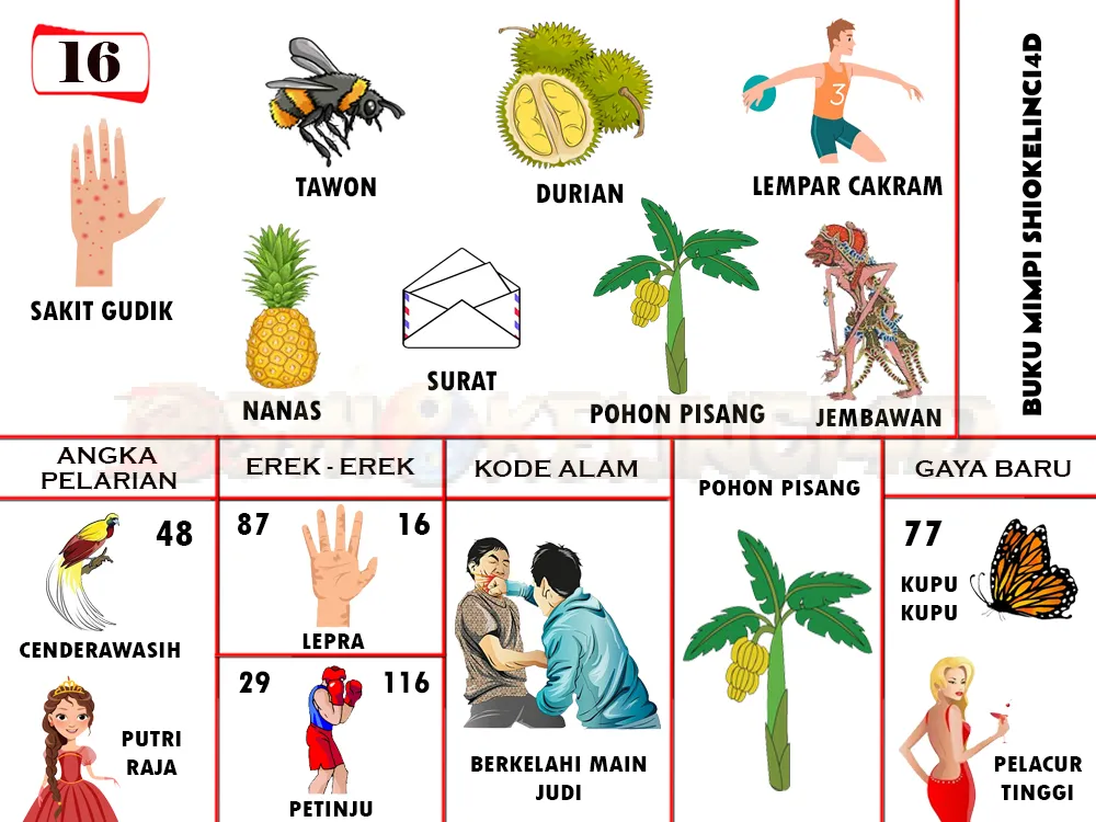 buku mimpi erek erek togel 16