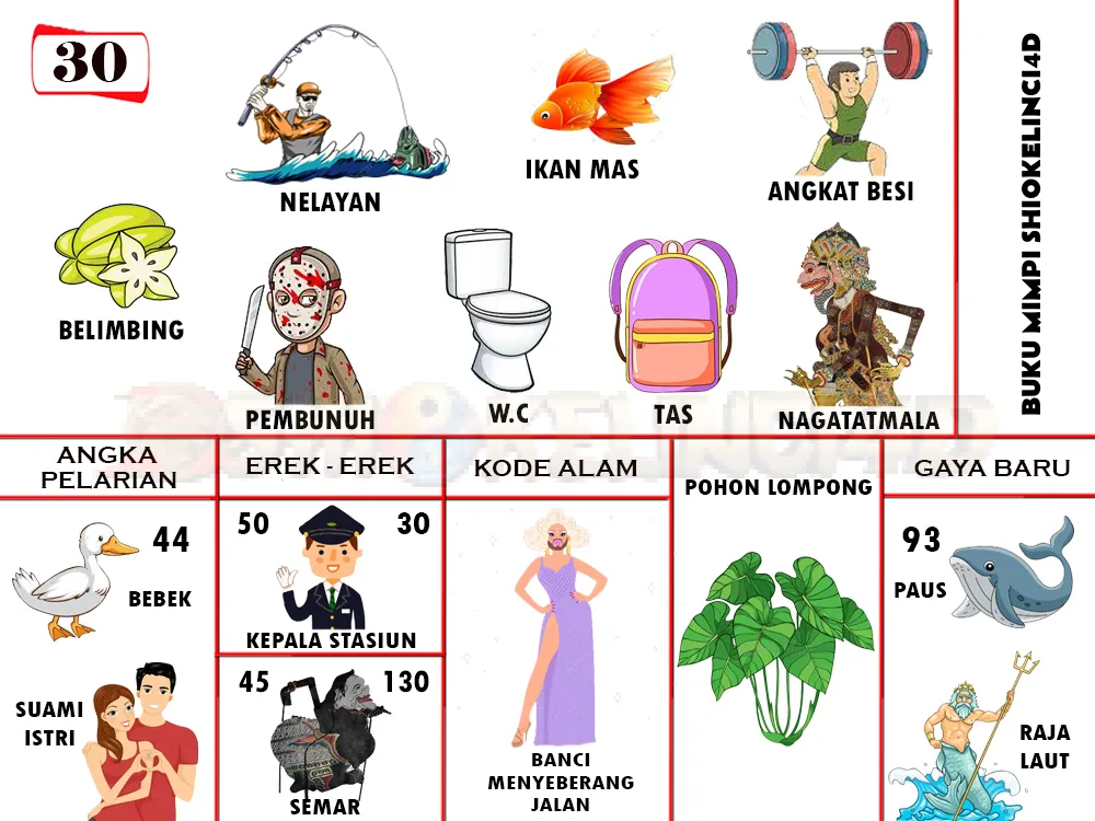 buku mimpi erek erek togel 30
